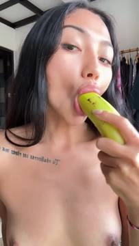 Sex Film AsianLili in Food Porn and Asian Small Tits Naked