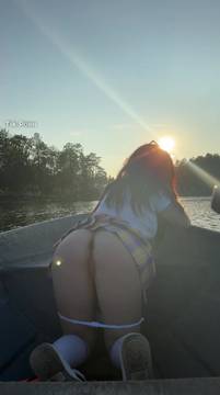 Porno Video Striptease with linastonem & Exhibitionist Upskirt Outdoor