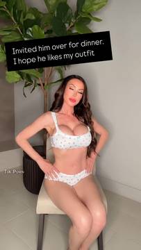 Video X-Rated Teasing and MILF Big Boobs Brunette Sexy