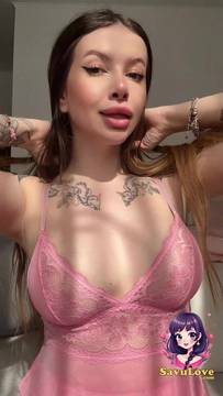 Free Video Showing Boobs and Sexy Lingerie Big Boobs Tattoo Brunette