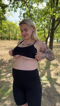 Xxx Movie Mila_Shake in Showing Boobs & Outdoor Tattoo Blonde Exhibitionist