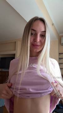 Porn Movie Barbie001 in Showing Boobs and Solo European Piercing Blonde